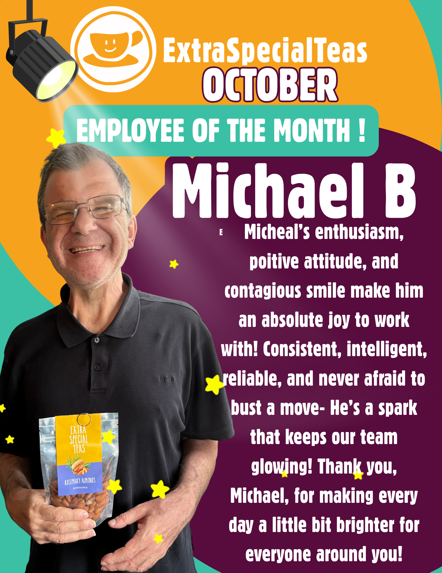 October's Employee of the Month!