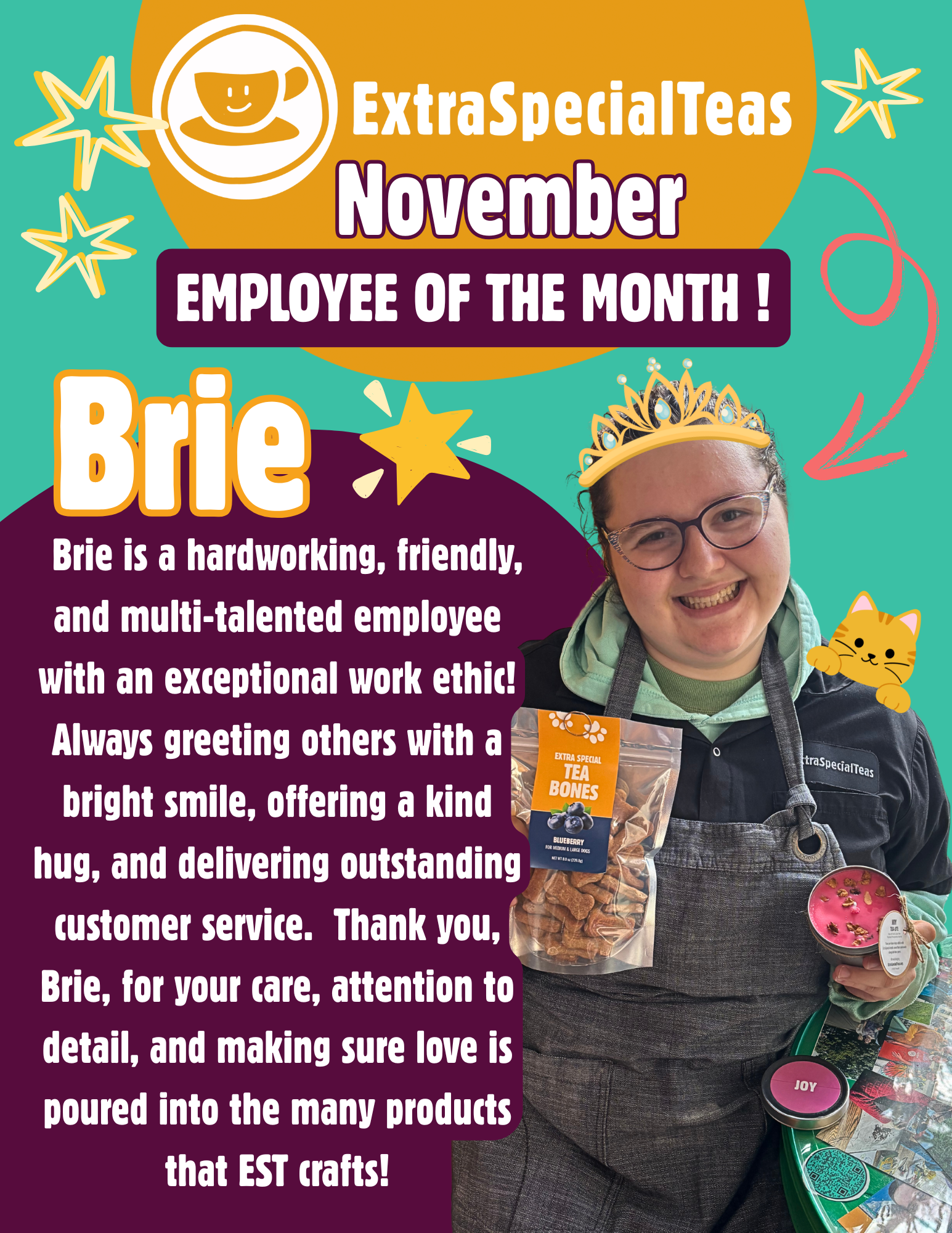 November's Employee of the Month!