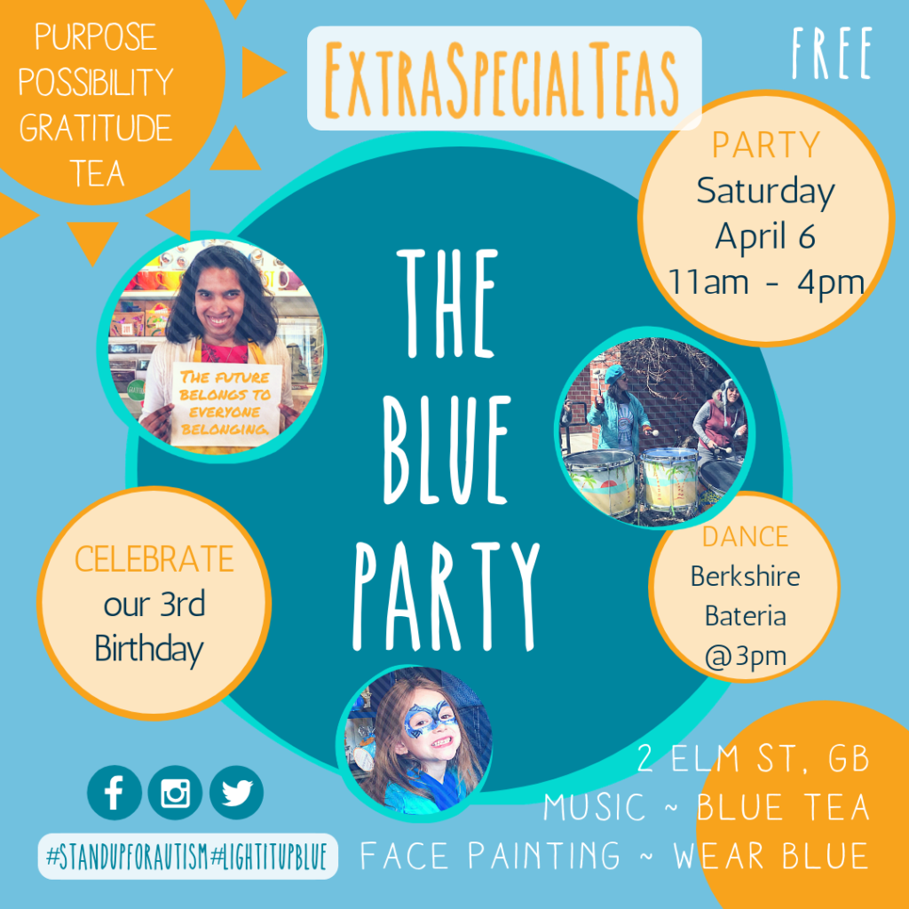 The Blue Party on April 6!